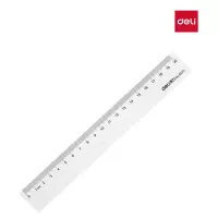 得力(deli) 6220 塑料直尺20cm YC