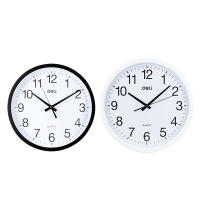 得力挂钟现代简约时尚挂钟