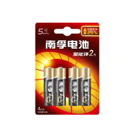 南孚5号碱性电池 鼠标遥控器儿童玩具干电池 (4粒装 )