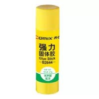 齐心(COMIX)B2644 PVP固体胶固体胶棒 固体胶水办公胶棒学生手工胶 单个价格