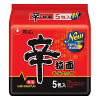 农心 香菇牛肉味辛拉面(五连包)120g*8袋