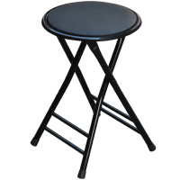 华恺之星HK8061 折叠凳 板凳圆凳子黑色