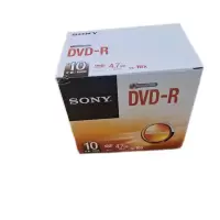 索尼(SONY) CD光盘刻录盘索尼装刻录空白光盘10片装单片装12cm DVD-R 单片装