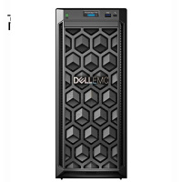 戴尔(Dell)T340塔式服务器主机4盘位至强E-2224四核3.4G/32G内存丨2T*2硬盘丨三年联保