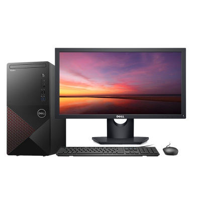 戴尔成就V3881(i5-10400/8GB/1TB+128SSD/集显/win10)21.5寸显示器