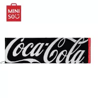 名创优品(miniso) 可口可乐系列出汗可快乐运动巾干发巾(黑)