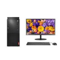 联想Lenovo启天M428商务办公台式机电脑i3-9100 4G 1T WIN10 21.5寸显示器
