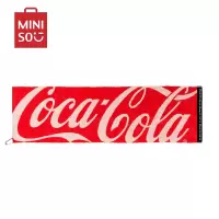 名创优品(miniso) 可口可乐系列出汗可快乐运动巾干发巾(红)