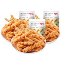 百草味 麻花小脆(膨化食品)120g*3袋S.Z
