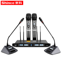 新科(Shinco)H82 一拖四无线麦克风手持会议工程KTV演讲主持话筒