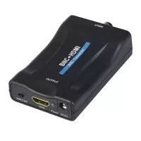 睿稳 BNC转HDMI高清DVI转换器 1080P视频转换器 模拟BNC转DVI(配HDMI转DVI线)