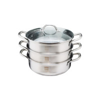 朗赫 LH-ZG03 凡尔赛三层不锈钢汤蒸锅(单位:个)