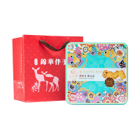 锦华西饼什锦奶香酥饼干曲奇500g