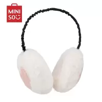 名创优品(miniso) 马卡龙爱心耳罩 女生冬季保暖耳罩少女心