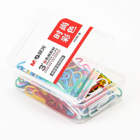 晨光 ABS91699 回形针 (WB)3号彩色回形针办公家用多功能曲别针PP盒装别针 100枚/盒 单位:盒