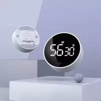 小米(MI) 吸LED静音定时器生态米物静享旋转计时器