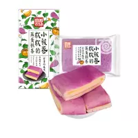 (拍3发4,拍5发7)休闲农场小被卷紫薯味140g 苏宁自营零食营养代餐夹心毛巾卷休闲零食夹心糕点饱腹小面包蒸蛋糕下午茶