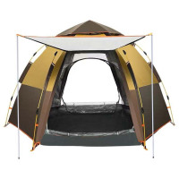 帐篷户外大型豪华别墅5-8人豪华款 野营加厚全自动露营双层防暴雨帐篷