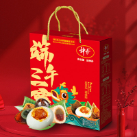 神丹 端午小三宝皮蛋咸蛋粽子礼盒12只 EFZ12