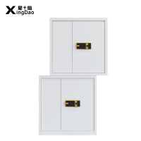 星岛保密柜文件柜双保险铁皮柜办公资料柜钢制防盗柜电子密码锁档案柜分体柜指纹密码双锁双抽