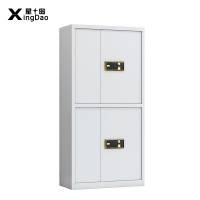 星岛保密柜文件柜双保险铁皮柜办公资料柜钢制防盗柜电子密码锁档案柜通双节柜指纹密码双锁双抽
