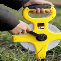 金穗慧采 皮尺提式卷尺软皮尺钢卷尺软尺100米工程测量尺皮卷尺 gk