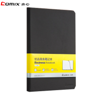齐心(comix)5902绑带式皮面记事本 A5/122张 笔记本本子 商务皮面本 日记本 记录本 手账本笔记本/记事本