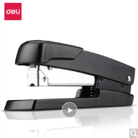 得力(deli)50页金属厚层订书机黑色0416