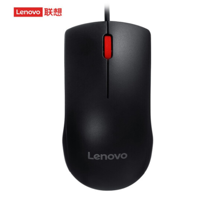 联想（Lenovo） M220L 大红点有线静音鼠标