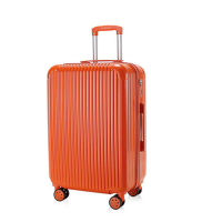 皮卡诺(Picano) 8002 橙色 24寸拉杆箱优质铝合金拉杆 密码拉杆箱 (计价单位:个)