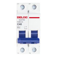 德力西(DELIXI)空气开关 HDBE632C40 家用空开小型断路器2P双极断路器 2P40A