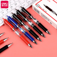 得力S01中性笔0.5mm弹簧头(红)(支)12支/盒01