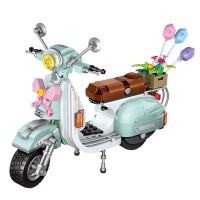 俐智loz 汽车玩具积木迷你模型 小颗粒趣味拼装儿童玩具 1117小绵羊摩托