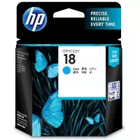 惠普(HP)C4937A 18号 青色墨盒 适用HP OfficejetL7380,L7580,L7590