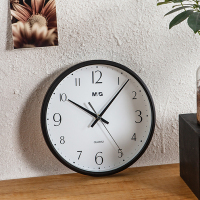 晨光经典圆形挂钟11英寸黑色ARCN8251