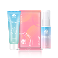 云掌柜情趣礼包含器具消毒液20ml润滑25ml私处柔湿巾10片性用品