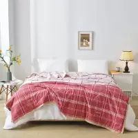 无印良品 淳品大豆纤维格子春秋被200*230 单个价