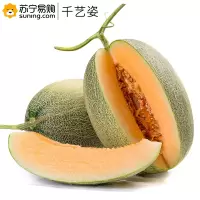 千艺资 S级哈密瓜 新鲜采摘 约3-4斤/个