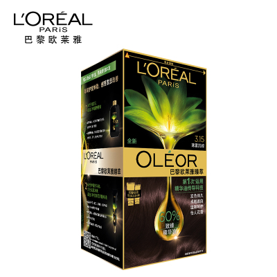 欧莱雅(L'OREAL)薄雾沉棕3.15 臻萃植物精华染 发