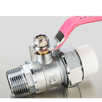 茗末 PPR20方体铜球阀 热熔球阀