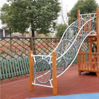 大型玩具改造加装-弯笼攀爬