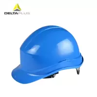 代尔塔DELTAPLUS 绝缘安全帽,102011-BL,PP材质 蓝(不含下额带,推荐下颚带型号:102021)