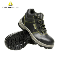 代尔塔DELTAPLUS 经典系列S1P中帮安全鞋，301101-35，防砸防刺穿防静电