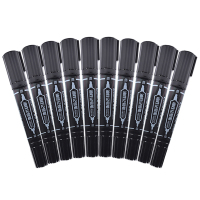 齐心 MK803 记号笔 （WB）大双头油性记号笔 10支/盒 单位：盒