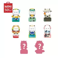 名创优品(miniso) 萌力星球TUO TUO坐享奇程系列创意玩偶盲盒摆件(混)
