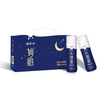 新日期娃哈哈妙眠白桃风味酸奶饮品200ml*10瓶装整箱牛奶批发特价