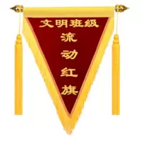 CCSM 锦旗 三角流动红旗三角锦旗