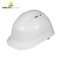 代尔塔DELTAPLUS 安全帽,102012-BC,抗紫外线安全帽 白 插片式