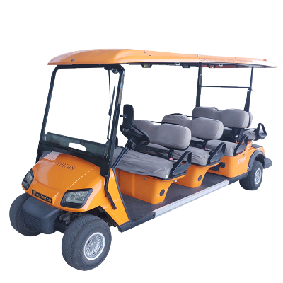中菲宜达ZYDD8-L6A 8座背靠背电动高尔夫球场球场景区校园售楼处专用场区接待用电动车尊贵型