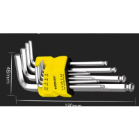 内六角扳手9件球头内六角扳手套装中长